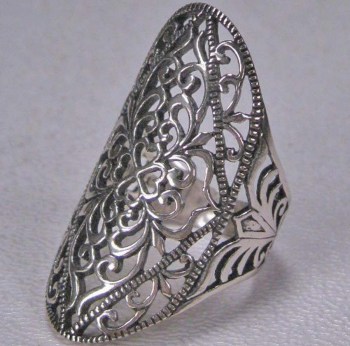 zilveren edelsteen ring hanger oorbellen 0946